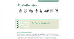 Desktop Screenshot of fosterbunnies.com